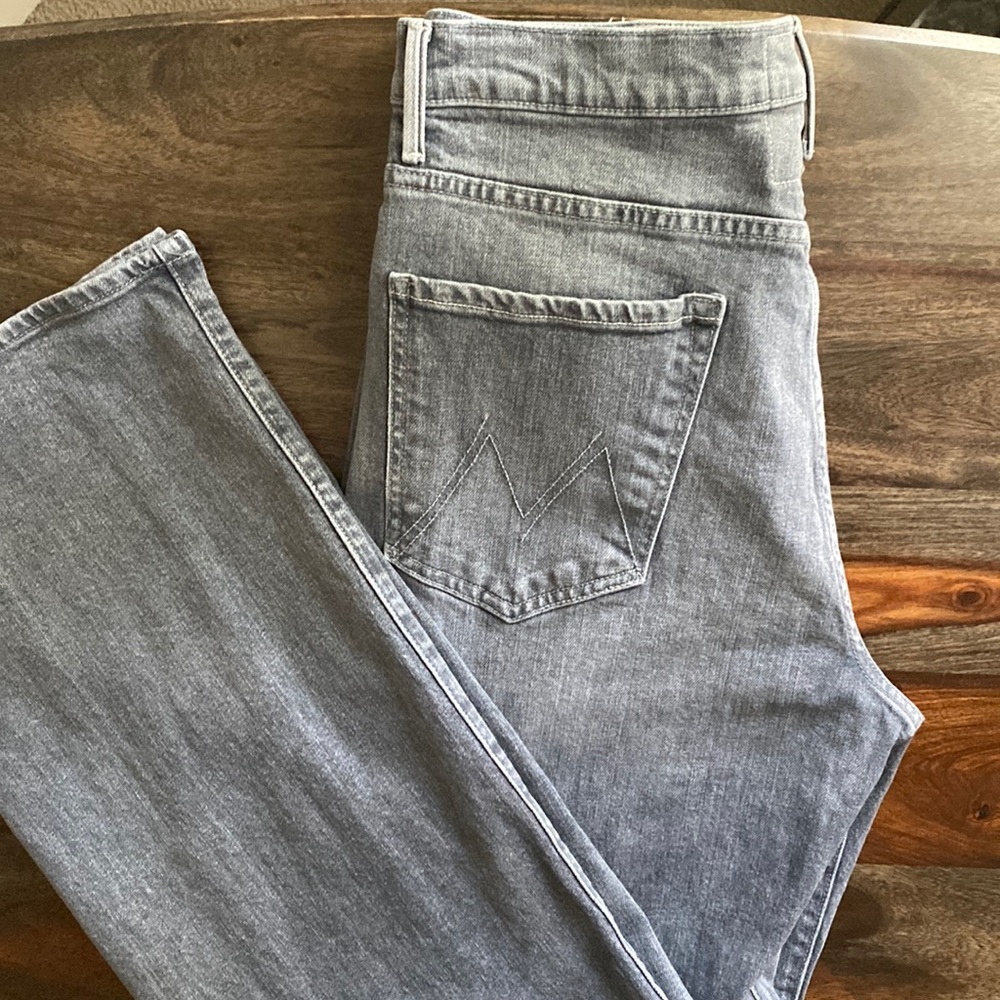 Mother Denim The Maven Heel High Waisted Wide Leg Size 14 Uncommon Ground Wash